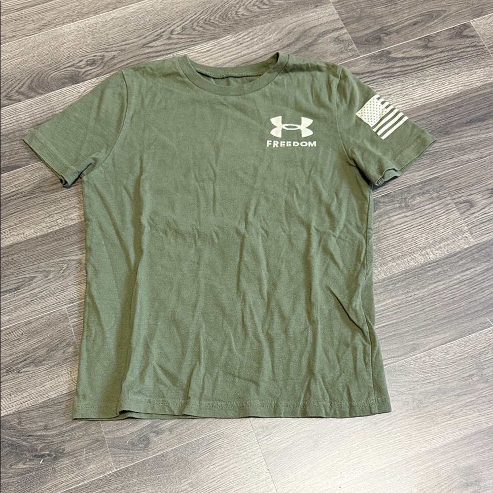 Under Armour Men's Olive Freedom Tee
